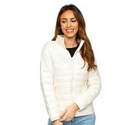 BOLF Femme Veste de transition matelassee a Capuche Blouson avec fermeture eclair Doudoune Zipe Temps libre Outdoor Basic Casual Style Mix D4D