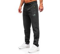 BOLF Homme Pantalons de Sport de Survetement d'entrainement de Football de Fitness de Athletique Joggeur de Course Slim Fit Street Style JX6282 Anthracite M [6F6]