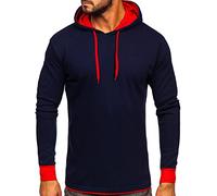 BOLF Homme Sweat-Shirt a Capuche avec Fermeture Eclair Hoodie Sweat Zippe Manches Longues Temps Libre Sport Fitness Outdoor Basic Casual Style Mix 1A1