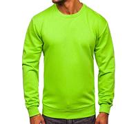 BOLF Homme Sweat-Shirt Sweat Manches Longues Temps Libre Sport Fitness Outdoor Basic Casual Style 171715 Vert Claire M [1A1]