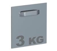 BOLHE - Attache Dibond 70 x 70 mm : max 3 kg