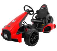 Bolid Xr-1 Kart à piles Pour Enfants, Rouge + Volant Réglable + Siège Profilé