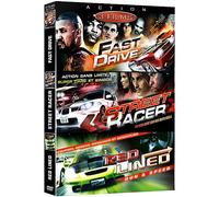 Bolide - Coffret 3 Films : Fast Drive + Street Racer + Red Lined - Gun & Speed - Pack