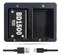 BolidTec Station de charge de batterie pour lampe frontale compatible avec Black Diamond BD1500 (piles non incluses)