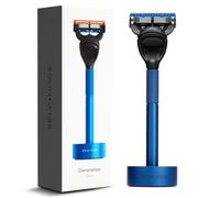 Bolin Webb Generation Razor & Stand - Rasoirs de luxe pour homme avec lames Gillette Fusion 5, rasoir de rasage en aluminium de qualité supérieure pour un rasage lisse et sans irritation, cadeau idéal