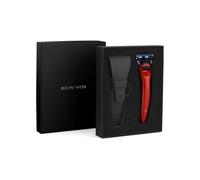 Bolin Webb - X1 Coffret cadeau Cooper Red avec rasoir humide et etui à rasage "Case
