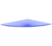Bolis Italia BA1E035HA2T1 Vitra Tablette en Verre Sécurit Bleu 35 x 35 x 0,6 cm