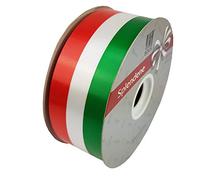 Bolis Ruban motif drapeau tricolore italien, 48 mm, 100 mètres