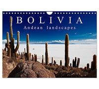Bolivia Andean landscapes / UK-Version (Wall Calendar 2026 DIN A4 landscape), CALVENDO 12 Month Wall Calendar: Photos of fascinating landscapes in the Andes of South America's country Bolivia