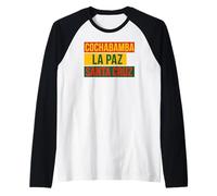 Bolivia Villes Cochabamba La Paz Santa Cruz Drapeau bolivien Manche Raglan