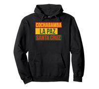 Bolivia Villes Cochabamba La Paz Santa Cruz Drapeau bolivien Sweat à Capuche