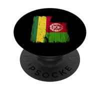 Bolivie Afghanistan Demi-Drapeau Bolivien Afghan Heritage PopSockets PopGrip Adhésif