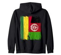 Bolivie Afghanistan Demi-Drapeau Bolivien Afghan Heritage Sweat à Capuche