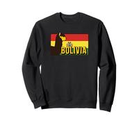 Bolivie Alpaga La Paz Cochabamba Drapeau Bolivien Cruz Condor Sweatshirt