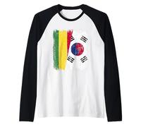 Bolivie Corée du Sud Demi Drapeau Bolivien Corée du Sud Jersey Manche Raglan