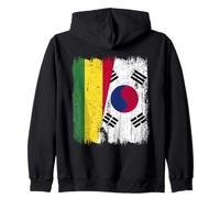 Bolivie Corée du Sud Demi Drapeau Bolivien Corée du Sud Jersey Sweat à Capuche