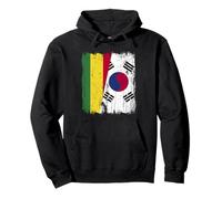 Bolivie Corée du Sud Demi Drapeau Bolivien Corée du Sud Jersey Sweat à Capuche