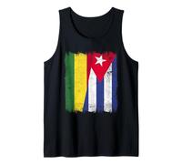 Bolivie Cuba Demi-Drapeau Bolivien Patrimoine cubain Débardeur