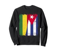 Bolivie Cuba Demi-Drapeau Bolivien Patrimoine cubain Sweatshirt