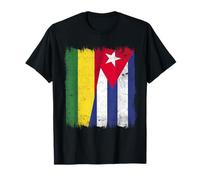 Bolivie Cuba Demi-Drapeau Bolivien Patrimoine cubain T-Shirt