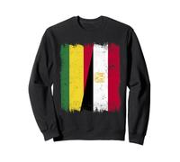 Bolivie Egypte Demi-Drapeau Bolivien Egypte Patrimoine égyptien Sweatshirt