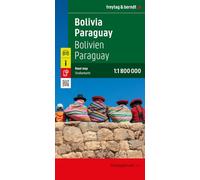 Carte routière - Bolivie | Freytag & Berndt