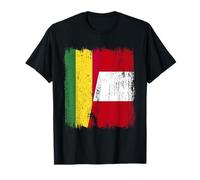 Bolivie Pérou Demi Drapeau Bolivien Patrimoine Péruvien Jersey T-Shirt