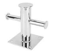 Bollard croisé Simple de 135 mm, Taquet d’amarrage Marin de qualité Marine en Acier Inoxydable 316, Robuste, pour Yacht et Bateau de pêche, avec Quatre Trous de Montage, Bitt de