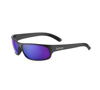 Bolle - Anaconda, Black Matte, Lunettes de soleil Brown Blue, Catégorie 3, Taille M, Unisexe