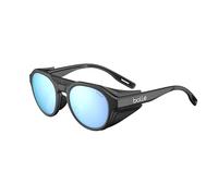 Bolle - Ascender, Black Matte, Lunettes de soleil polarisées Sky Blue, Catégorie 3, Taille M, Unisexe