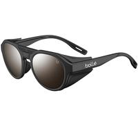 Bolle - Ascender, Black Matte, Lunettes de soleil SOLACE4 Brown Gun, Catégorie 4, Taille M, Unisexe