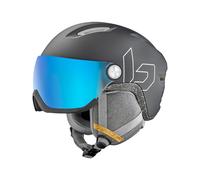 Bollé - Casque de ski à visière - Eco V-Atmos Black Matte - Noir Noir 55-59 cm