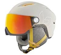 Casque de ski Ã visiÃšre BOLLE V-ATMOS (Oatmeal Matte - Photochromic Fire Red cat 1 to 3) Mixte M 55-59