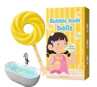 Bolle da Bagno per Bambini - Forma Lecca Lecca per Pulire il Corpo | Palline Doccia Profumate - Giochi da Bagno per Ragazzi e Ragazze, Compleanno, Viaggio, Casa, Asilo, Toilette, Estate