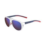 Bolle - Euphoria, White Blue Red Matte, Brown Blue, Medium, Sunglasses, Unisex, Adult