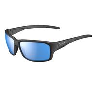 Bollé – Lunettes de soleil Fenix – Noir mat – Verres polarisés bleu ciel – Cat. 3