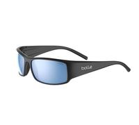Bolle - King, Black Matte, Lunettes de soleil polarisées Sky Blue, Catégorie 3, Taille L, Unisexe