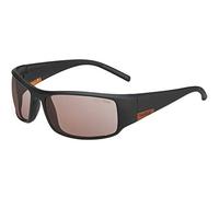 bollé King, Lunettes de soleil unisexe pour adultes, Matt Black Metal Brown, Large