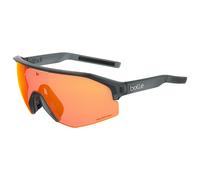 Bolle Light Shifter Xl Photochromic Sunglasses Orange Brown Red/CAT2-3 Black Frost