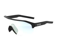 Bollé LIGHTSHIFTER XL Black Matte - Phantom Clear Green Photochromic - Lunettes de soleil - Black Matte - Phantom Clear Green Photochromic - Taille XL - Unisexe - Adulte