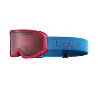 Bollé INUK - Masque Ski Enfant - Écran Vermillo - Anti-buée, Anti-rayures, Aération Flow-Tech, Confort mousse
