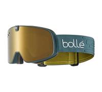 Bollé – Masque de ski Nevada Neo Teal Matte – Gold (Cat.3) + Light Vermillon Blue (Cat.1)