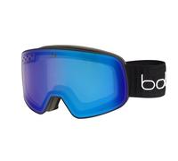 Bollé Masque de ski Nevada – Phantom+ Photochromique Bleu Cat. 1-3 – Noir mat