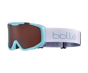 Bollé - Rocket, Bleu et blanc mat, Bronze rosé, Petit, Lunettes de ski