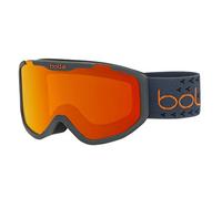 bollé - ROCKET PLUS Dark Grey & Orange Matte - Sunrise Cat 2, Masque de ski, Medium, Mixte Enfant