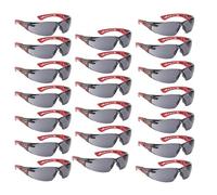 Bolle Rush+ Go Green Platinum Lunettes de sécurité pour vêtements de travail avec revêtement anti-buée/anti-rayures Équipement de protection individuelle Protection des yeux Emballage écologique - Lot