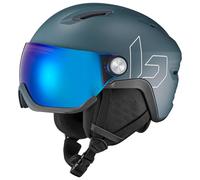 Casque de ski Ã visiÃšre BOLLE V-ATMOS (Prussian Blue Matte - Photochromic Blue Cat 1 to 3) Mixte M 55-59