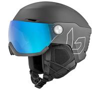 Bollé Casque de ski à visière V-RYFT PURE Black Coal Matte Photochromic Blue Cat 1-3 55-59 cm
