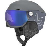 Bollé - Casque de ski à visière - V-Ryft Pure Grey Matte Photochromic - Taille 52-55 cm - Gris Gris 52-55 cm