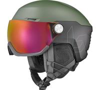 Bollé V-RYFT Pure Sun Forest Matte L 59-62cm - Photochromic Red Cat 1 to 3 - Casques de Ski - Taille L - Adulte